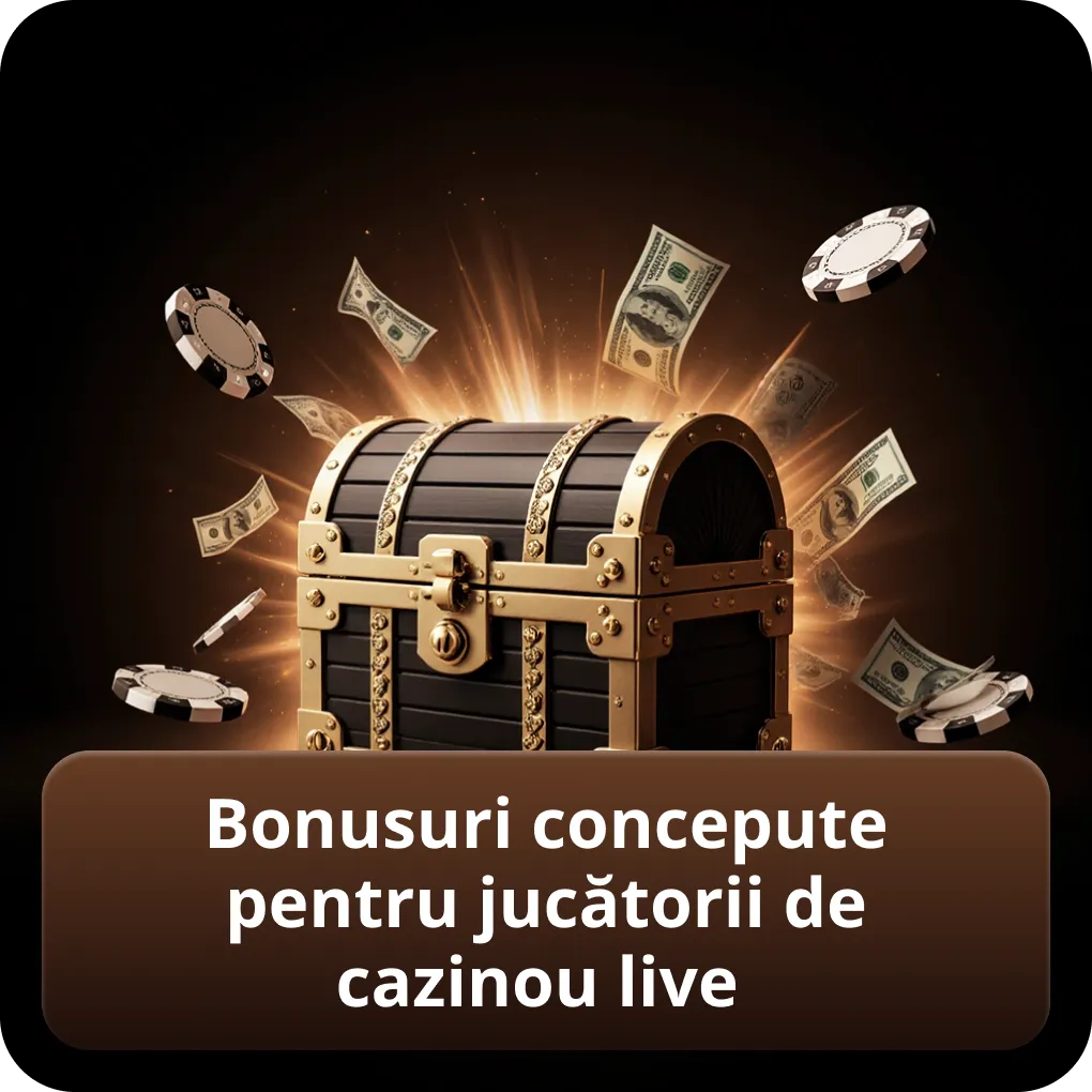 Bonusuri concepute pentru jucătorii de cazinou live