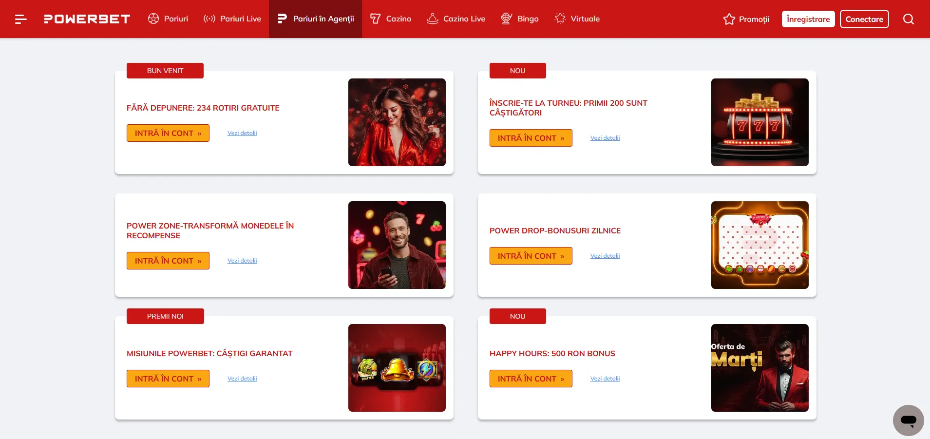 Rotiri gratuite și bonus de reîncărcare casino online nou România