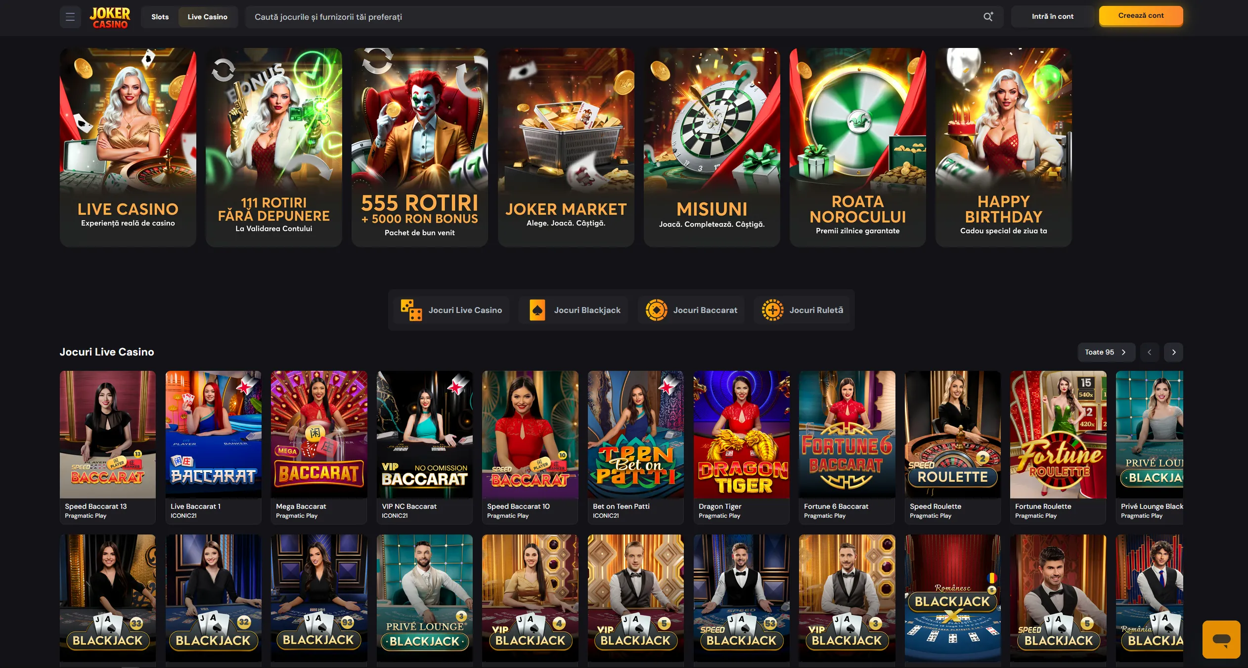 Live Casino Romania – dealeri reali și mese HD online