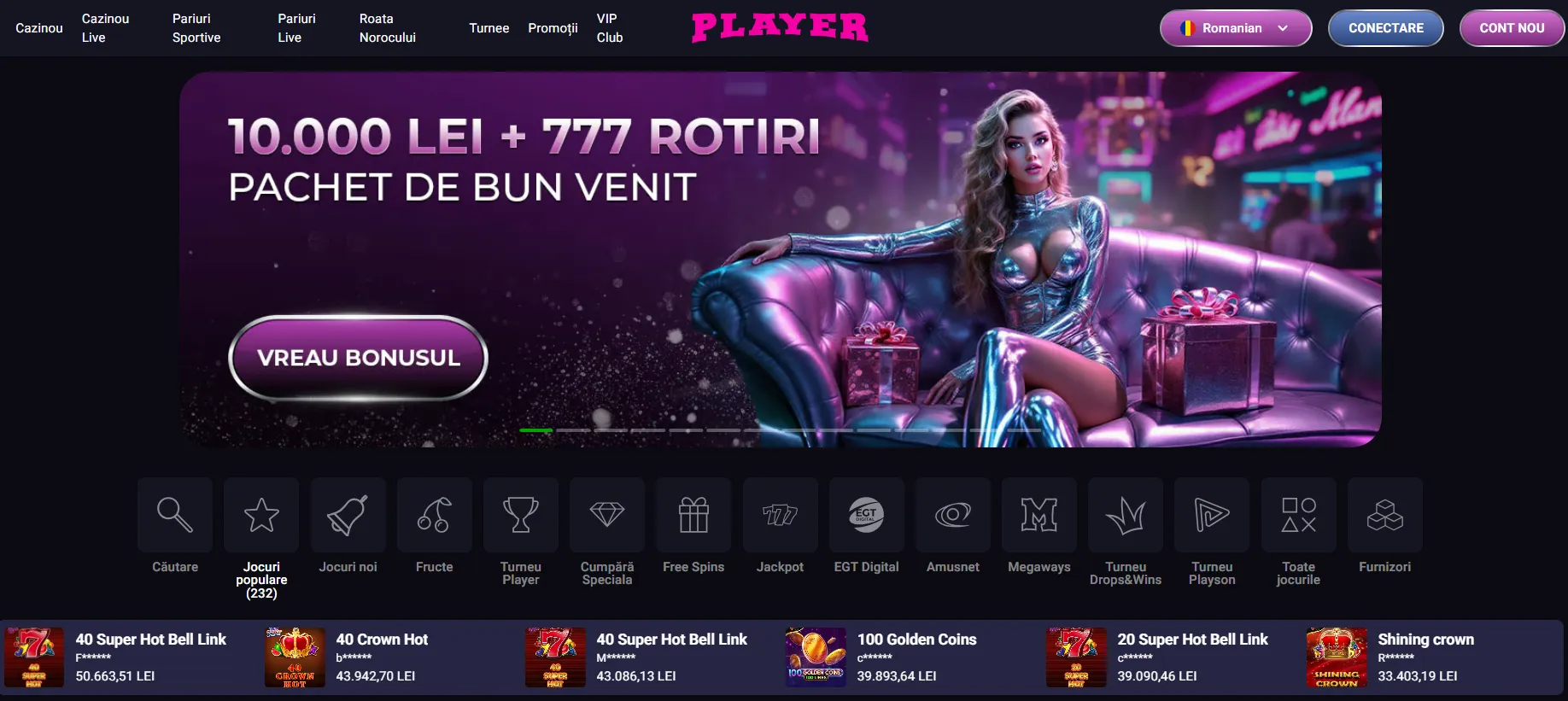 Bonus de bun venit la prima depunere jocuri cazino online