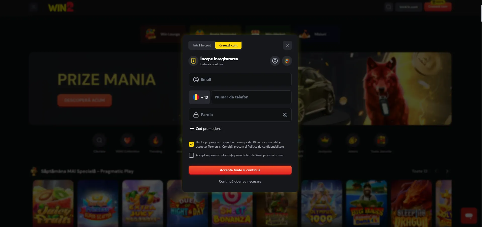 Înregistrare și verificare KYC casino online nou România